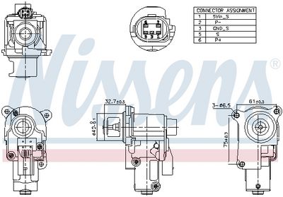 EGR Valve NISSENS 98174