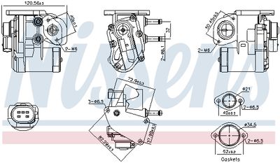 EGR Valve NISSENS 98236