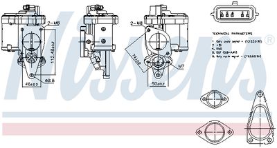 EGR Valve NISSENS 98272