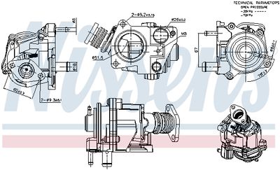 EGR Valve NISSENS 98424