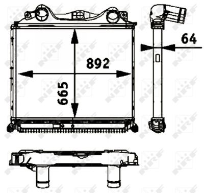 Charge Air Cooler NRF 30205