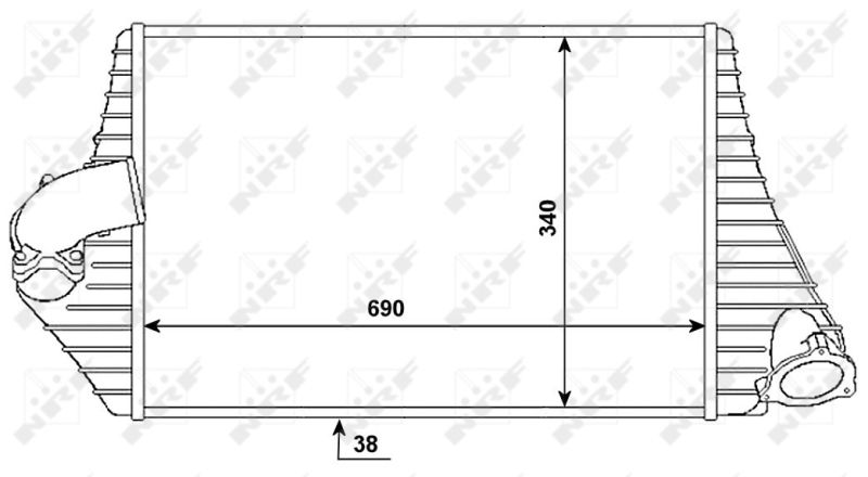 NRF 30783 Charge Air Cooler