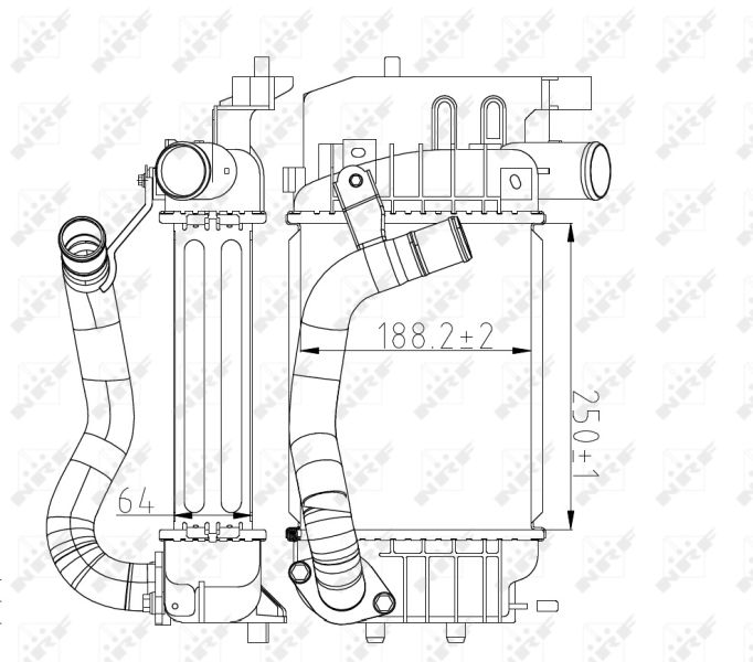 NRF 30785 Charge Air Cooler