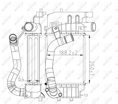 Charge Air Cooler NRF 30785