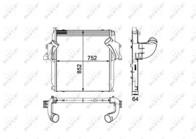 Charge Air Cooler NRF 30905