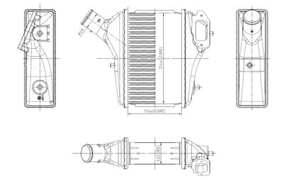 Charge Air Cooler NRF 309091