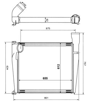 Charge Air Cooler NRF 309375