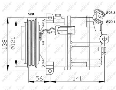 Compressor, air conditioning NRF 32117