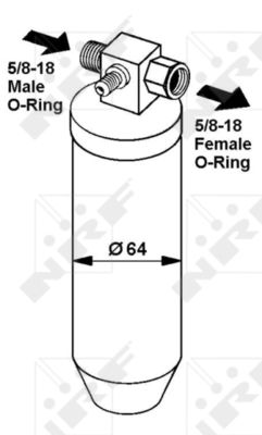 Dryer, air conditioning NRF 33068