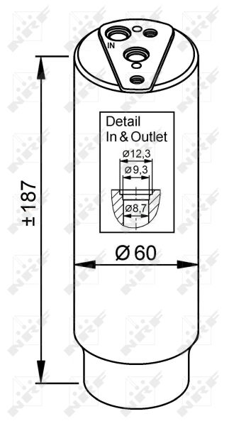 NRF 33327 Dryer, air conditioning