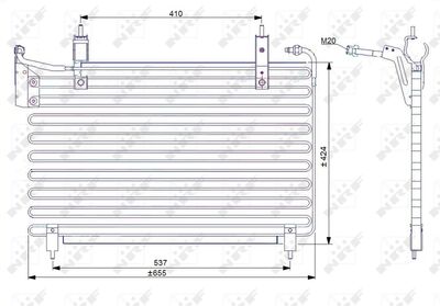 Condenser, air conditioning NRF 35071