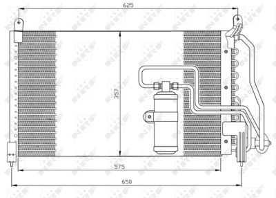 Condenser, air conditioning NRF 35134