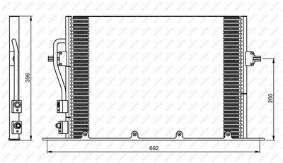 Condenser, air conditioning NRF 35196