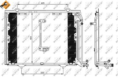 Condenser, air conditioning NRF 35214