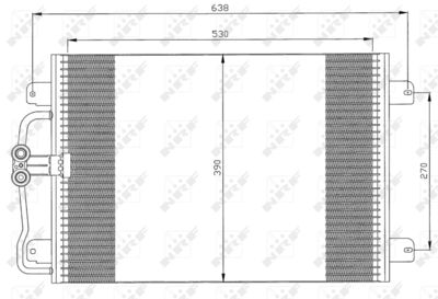 Condenser, air conditioning NRF 35832