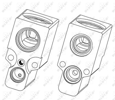 Expansion Valve, air conditioning NRF 38369