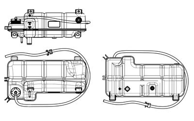 Expansion Tank, coolant NRF 454046