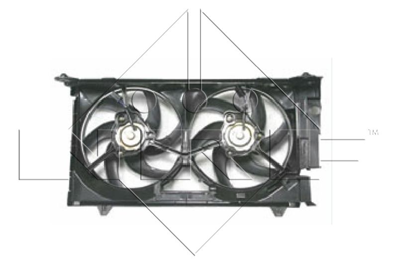 NRF 47075 Fan, engine cooling