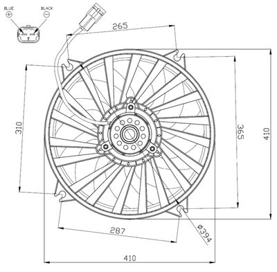 Fan, engine cooling NRF 47962