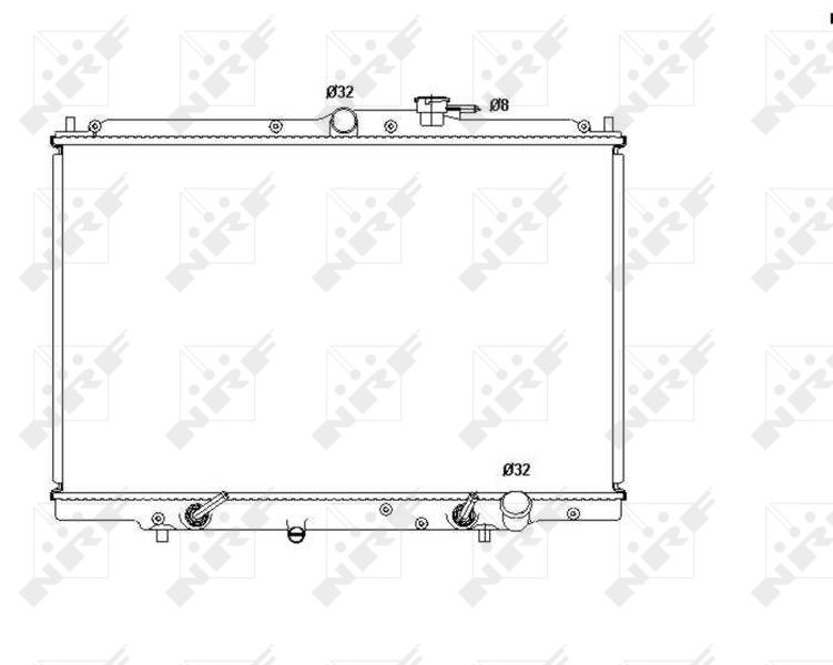 NRF 53515 Radiator, engine cooling