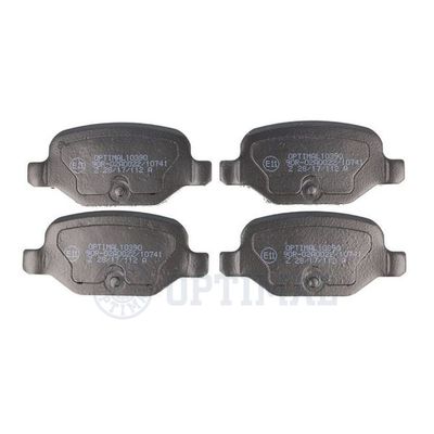 Brake Pad Set, disc brake OPTIMAL 10390