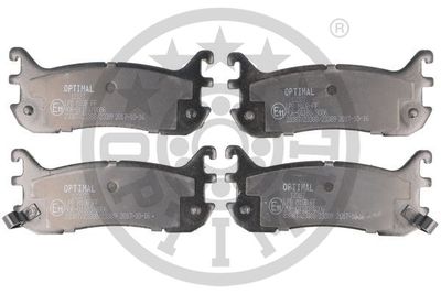 Brake Pad Set, disc brake OPTIMAL 12327