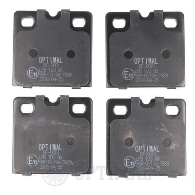 Brake Pad Set, disc parking brake OPTIMAL BF-0001
