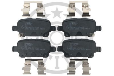 Brake Pad Set, disc brake OPTIMAL BP-12744