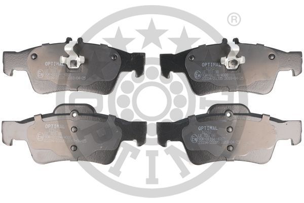 OPTIMAL BP-12162 Brake Pad Set, disc brake