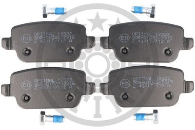 Brake Pad Set, disc brake OPTIMAL BP-12322