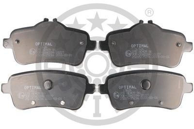 Brake Pad Set, disc brake OPTIMAL BP-12626