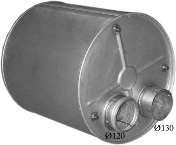 Rear Muffler POLMO 61.17