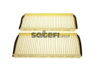 Filter, cabin air PURFLUX AH367-2