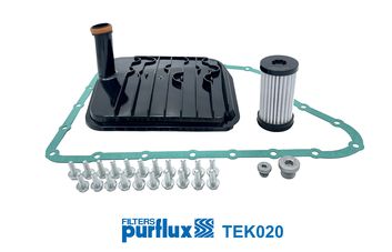 Hydraulic Filter Kit, automatic transmission PURFLUX TEK020