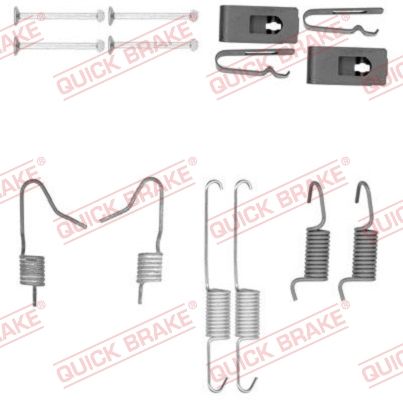 QUICK BRAKE 105-0898 Accessory Kit, parking brake shoes