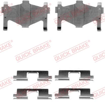 QUICK BRAKE 109-1136 Accessory Kit, disc brake pad