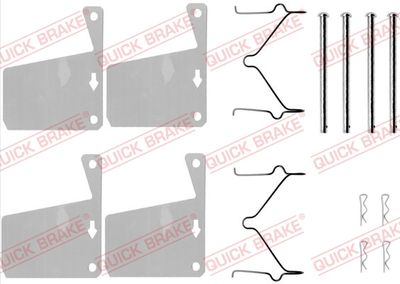 Accessory Kit, disc brake pad QUICK BRAKE 109-0960