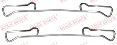 Accessory Kit, disc brake pad QUICK BRAKE 109-1150