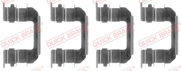 QUICK BRAKE 109-1287 Accessory Kit, disc brake pad