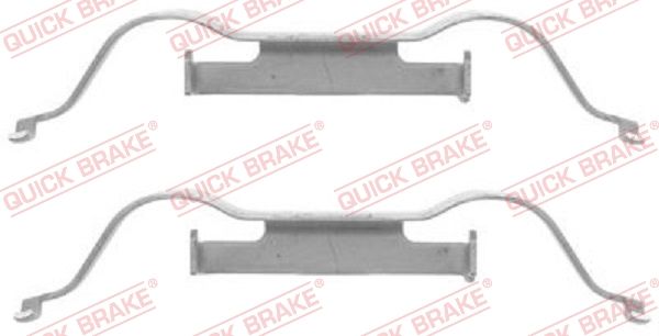 QUICK BRAKE 109-1288 Accessory Kit, disc brake pad