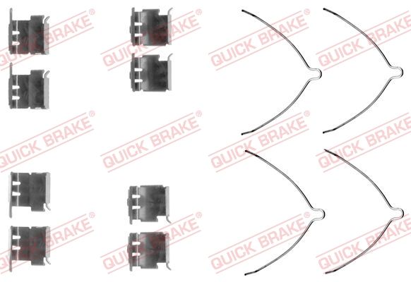 QUICK BRAKE 109-1289 Accessory Kit, disc brake pad