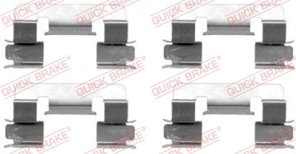 QUICK BRAKE 109-1293 Accessory Kit, disc brake pad