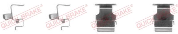 QUICK BRAKE 109-1673 Accessory Kit, disc brake pad