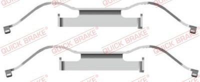 Accessory Kit, disc brake pad QUICK BRAKE 109-1681