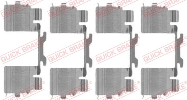 QUICK BRAKE 109-1725 Accessory Kit, disc brake pad