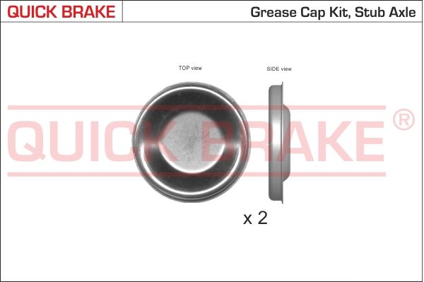 QUICK BRAKE 9826K Cap, wheel bearing