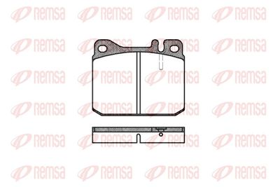 Warning Contact, brake pad wear REMSA 001020