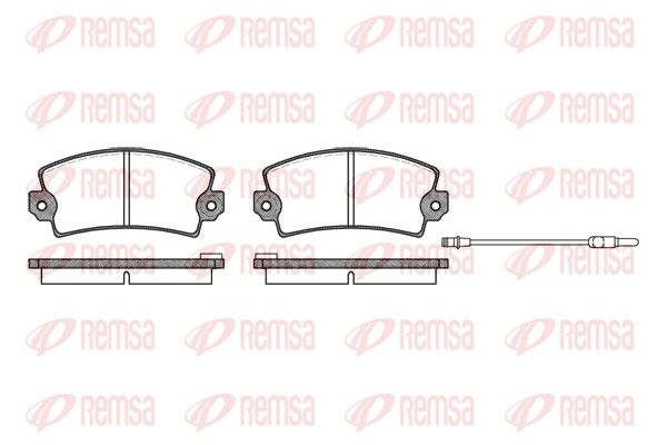 REMSA 0021.96 Brake Pad Set, disc brake