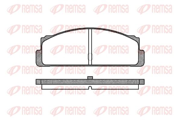 REMSA 0022.10 Brake Pad Set, disc brake