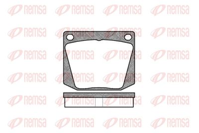 Brake Pad Set, disc brake REMSA 0038.00